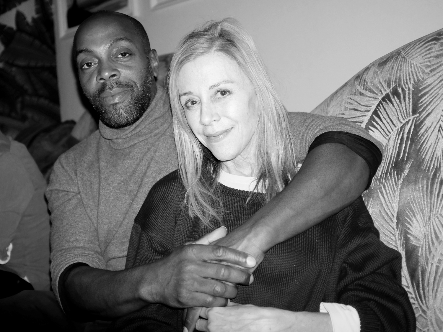 Designer Andre Walker and photographer Paige Powell at Paul's Baby