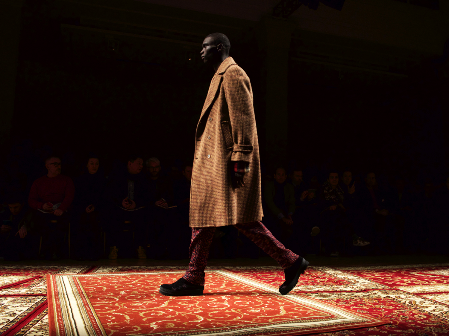 Missoni Men's F/W 2015 Show, Milan purple FASHION