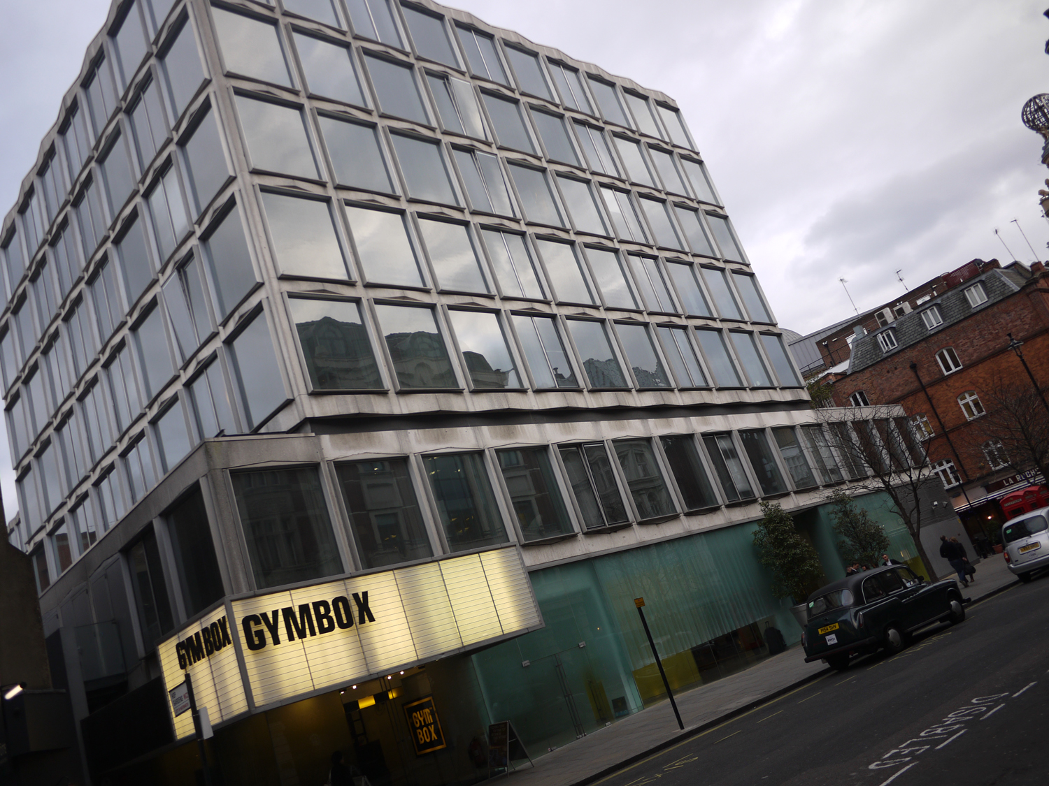 Leaving the Saint Martin's Lane Hotel and fashion week, London. Photo