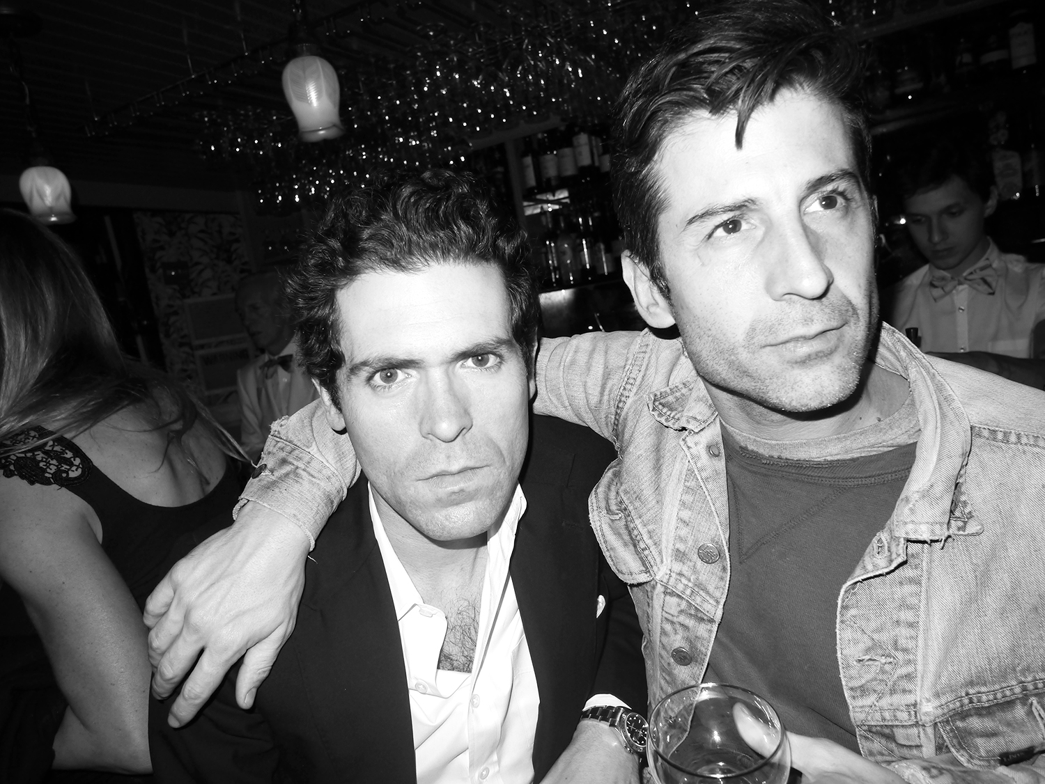 Brian McPeck from band TV Baby and André Saraiva at Paul's Baby Grand