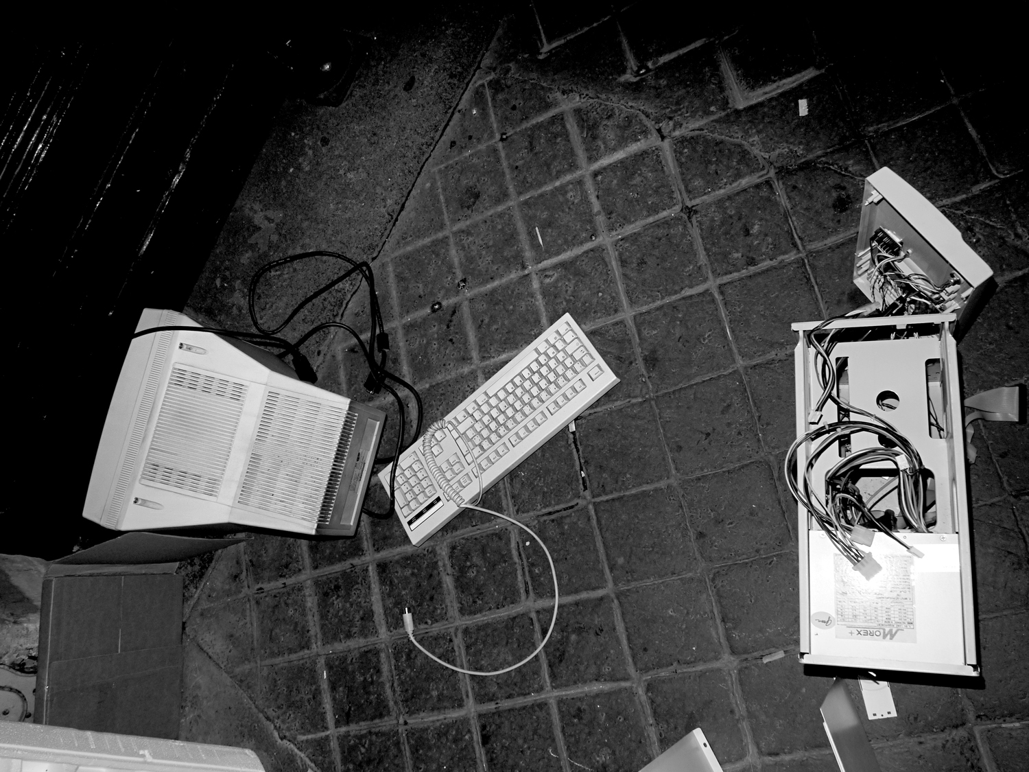Abandoned Computers On My Street Rue Sainte Anne Paris Photo Olivier Zahm Purple TRAVEL
