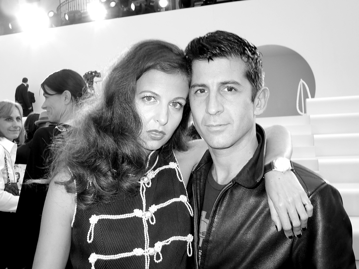 Chiara Clemente and André Saraiva at the Chanel S/S 2013 show at ...