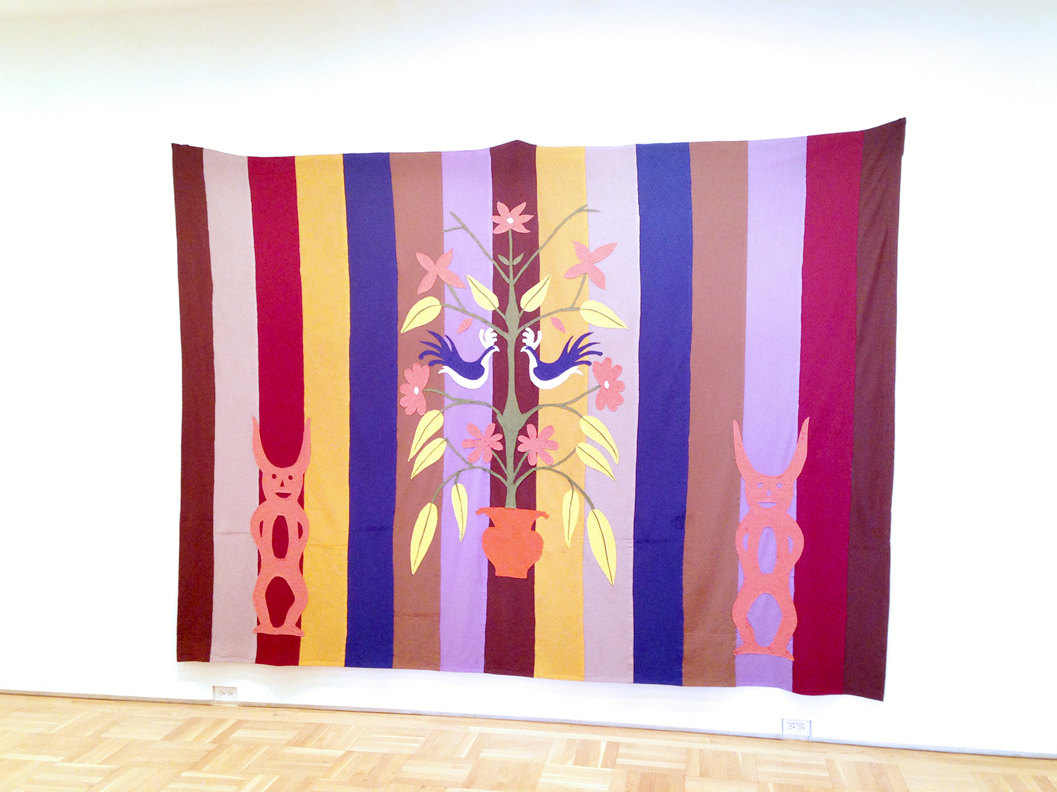 Pure Color Mike Kelly A work by Mike Kelley as part of the Summer Group Show... - purple ART