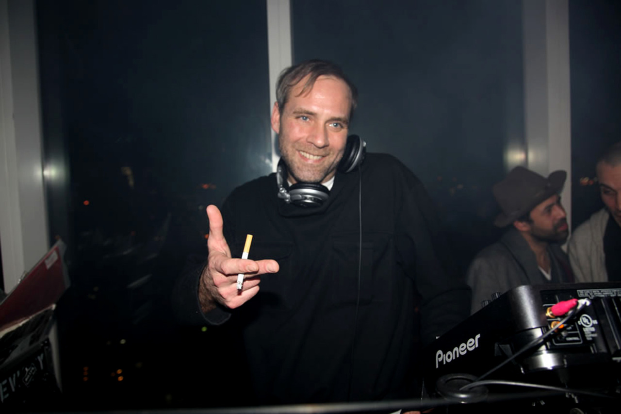 Paul Sevigny DJing for five hours at the Boom Boom Room for... purple