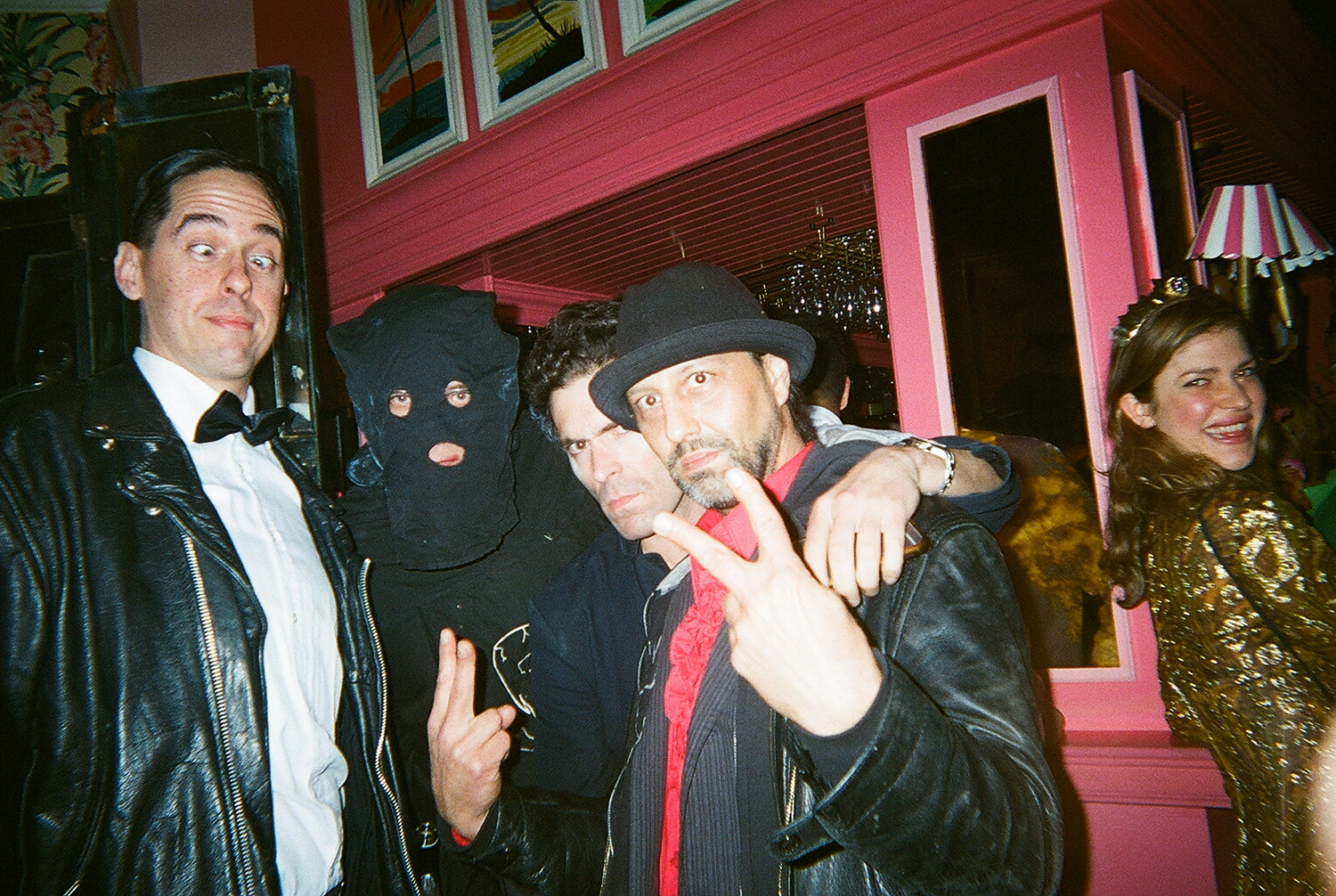 Halloween Party at Paul's Baby Grand, New York purple NIGHT