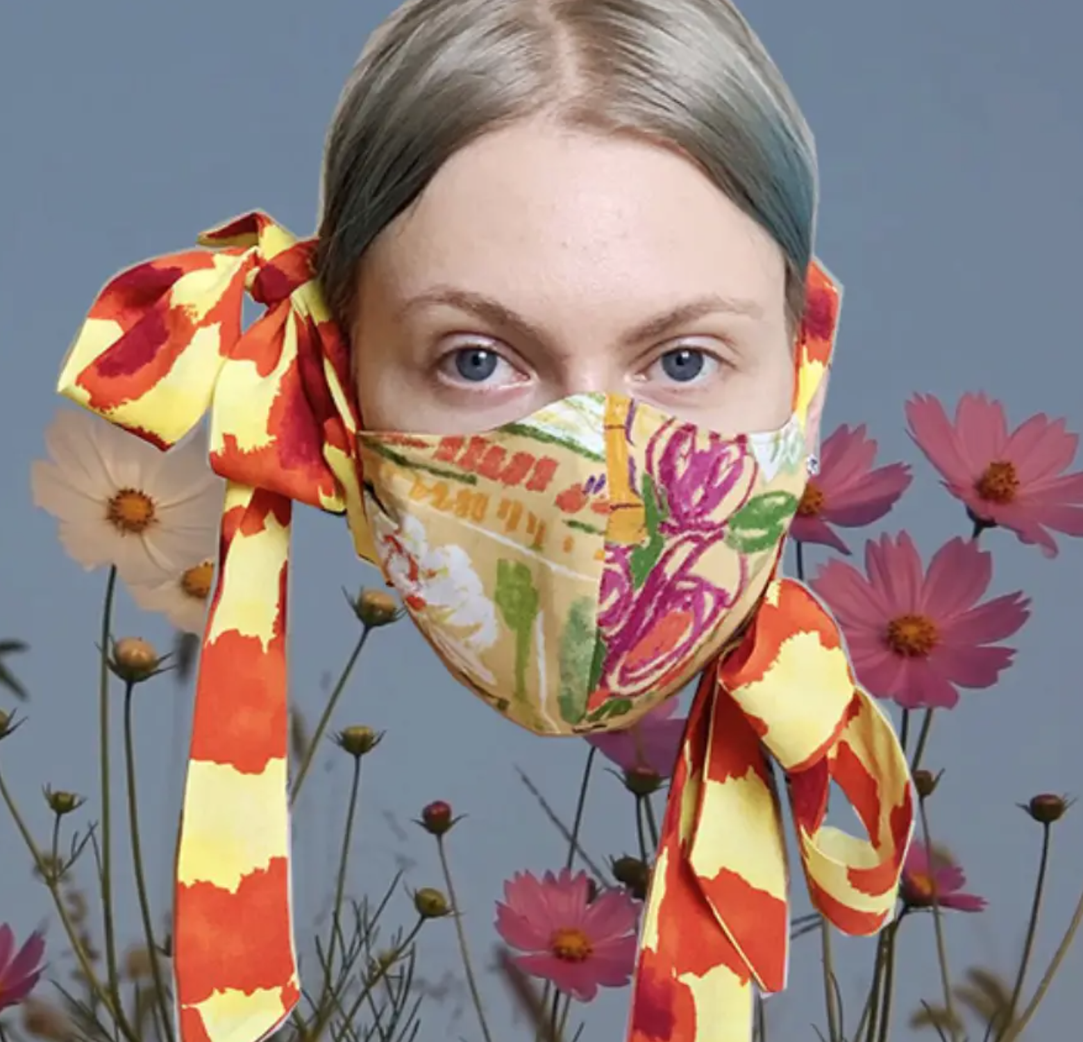 Face Mask By Collina Strada - purple TELEVISION 