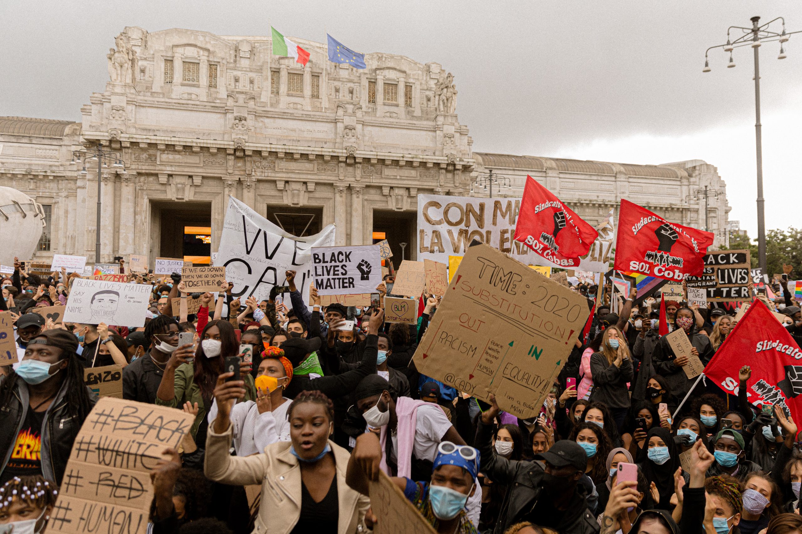 PURPLE NEWS BLACK LIVES MATTER PROTESTS, IN SOLIDARITY WITH PROTESTORS