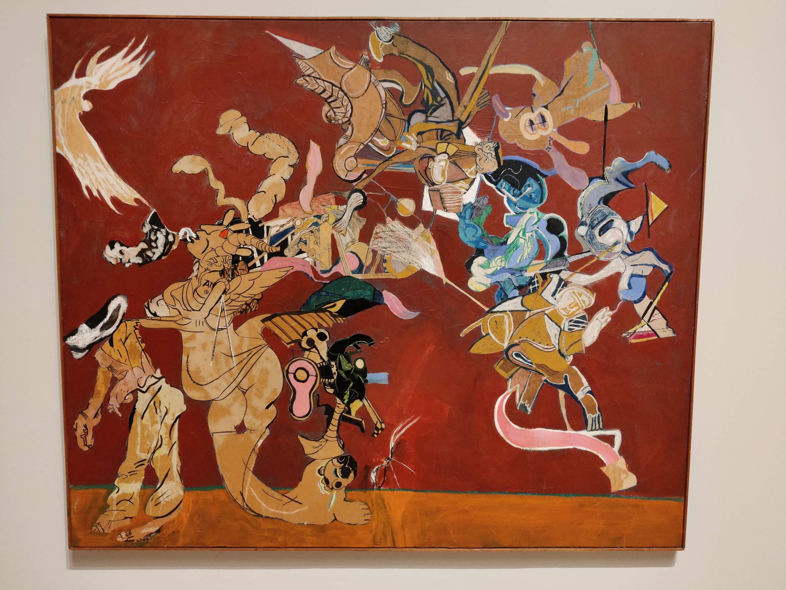 A Retrospective of Paula Rego at Tate Britain, London - purple ART