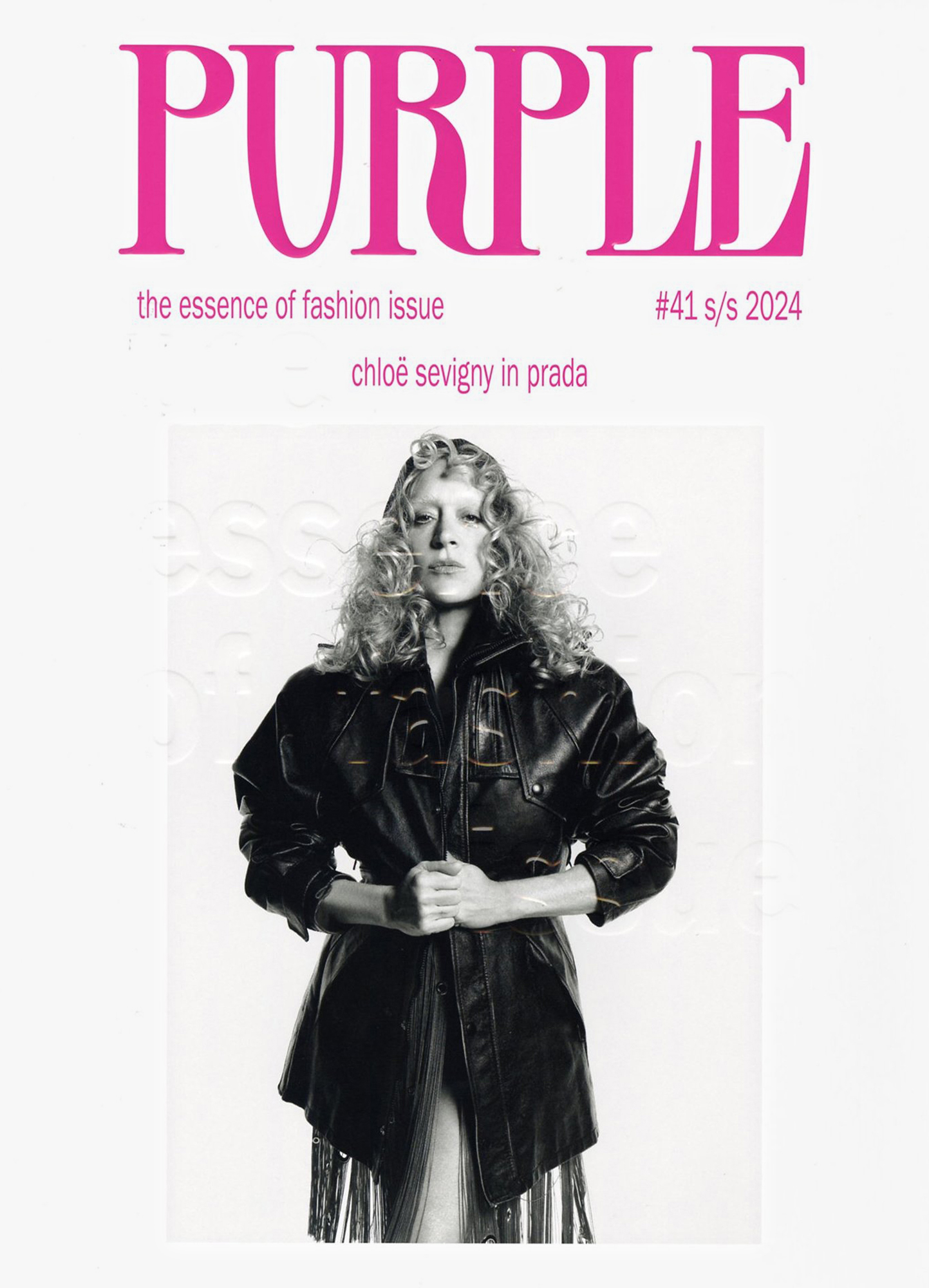cover #6 chloë sevigny in prada - purple MAGAZINE