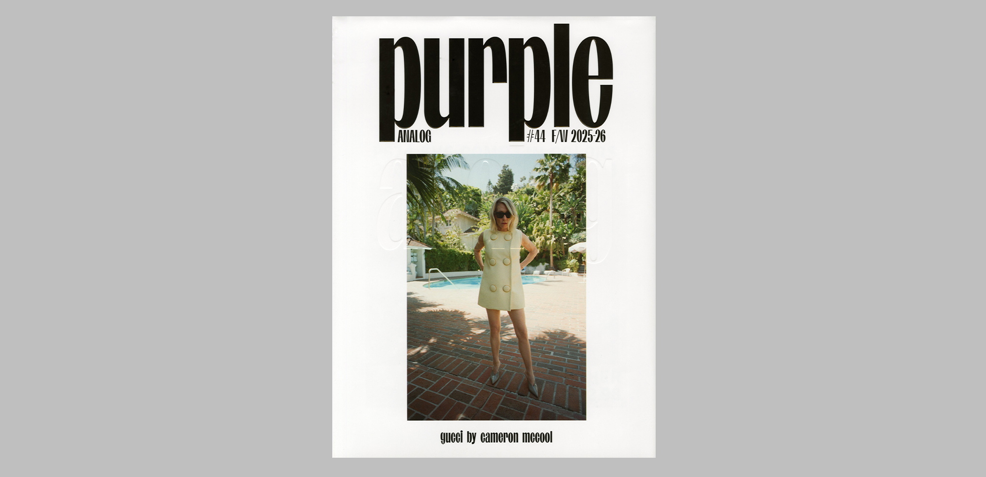 Purple #44 F/W 2025 The Analog Issue - purple MAGAZINE