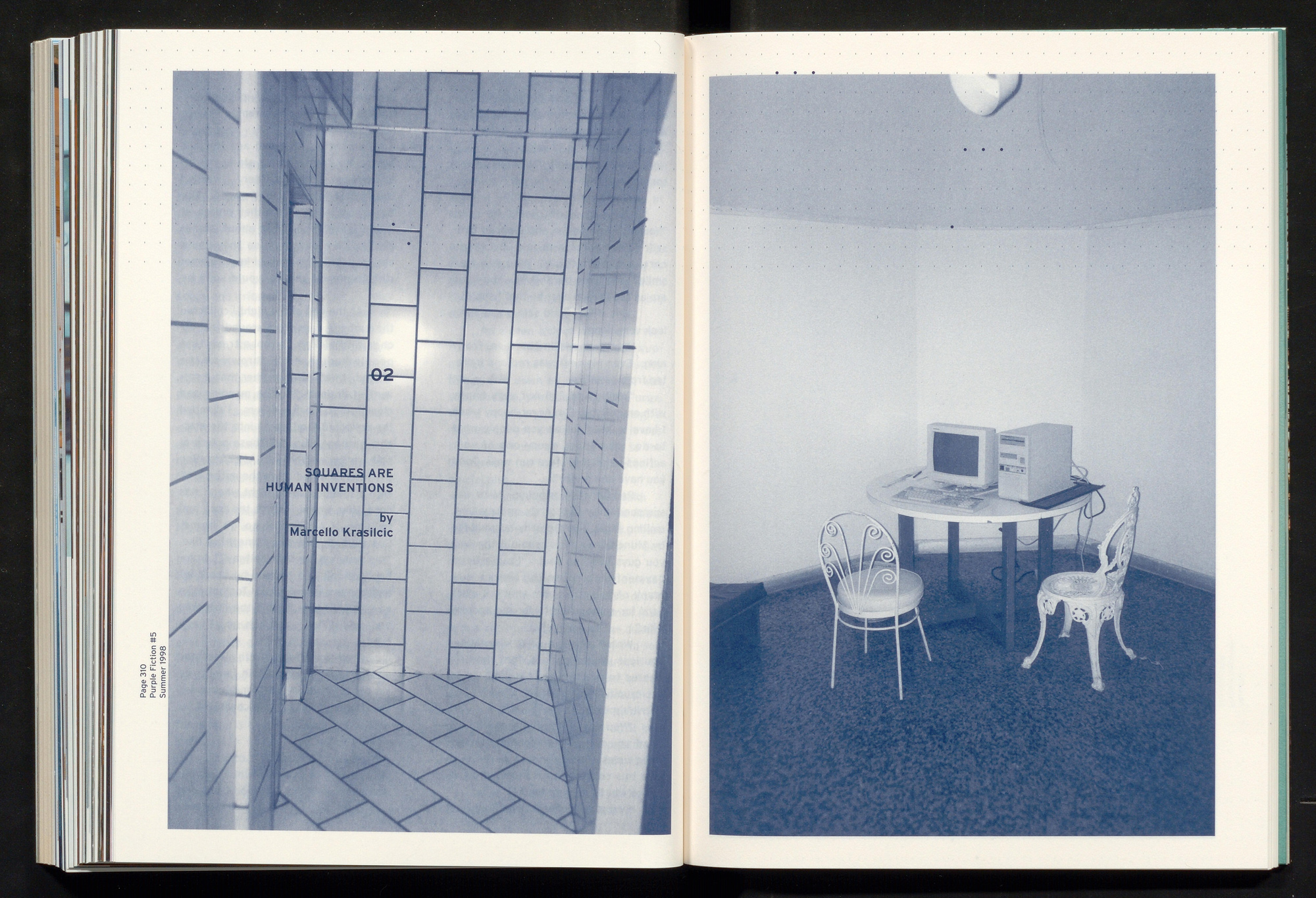 Squares are Human Inventions - purple MAGAZINE